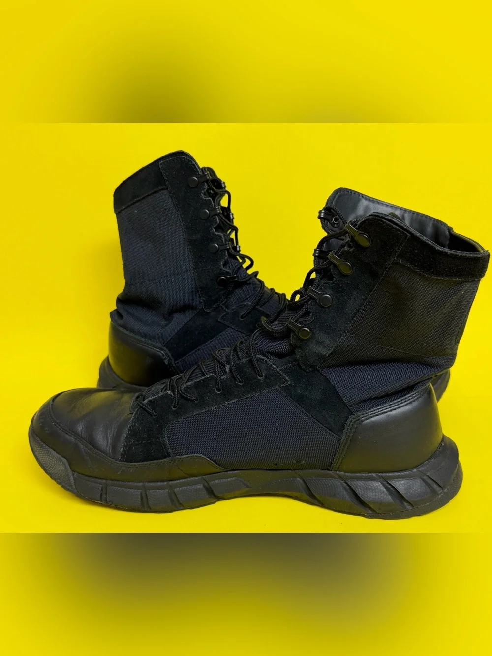 OAKLEY SI Light Patrol Tactical Boots Blackout 11190-02E - Men's US 14 - EXC